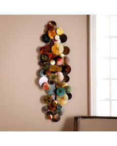 Southern Enterprises Longavi Metal Wall Sculpture, 15 3/4in x 47 3/4in, Multicolor