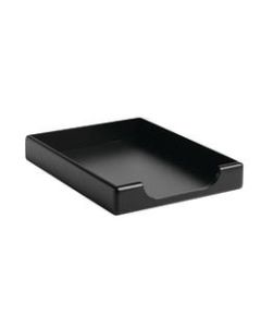 Rolodex Wood Tones Letter-Size Tray, Black