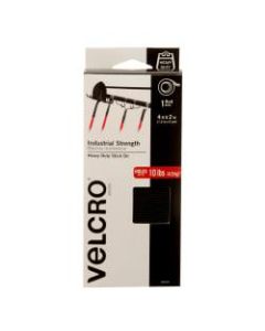 VELCRO Brand Industrial Strength Velcro Self Stick Tape, 2in x 4ft, Black