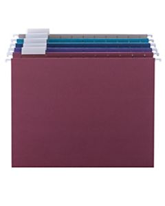 Smead Hanging File Folders, Letter Size, Assorted Colors, Box Of 25 Folders