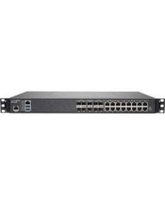 SonicWall NSA 3650 Network Security/Firewall Appliance - 16 Port - 1000Base-T, 10GBase-X - Gigabit Ethernet - DES, 3DES, AES (128-bit), AES (192-bit), AES (256-bit), MD5, SHA-1 - 16 x RJ-45 - 10 Total Expansion Slots - 1U - Rack-mountable