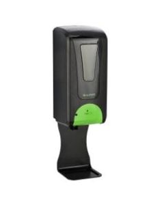 Alpine Wall-Mount Automatic Gel Hand Sanitizer Dispenser, With Drip Tray, Black