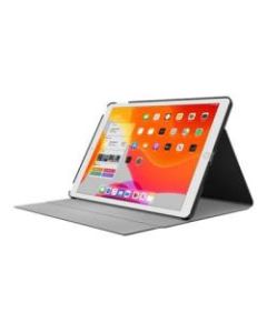 Incipio Faraday - Flip cover for tablet - polycarbonate, Plextonium, vegan leather - black - 10.2in - for Apple 10.2-inch iPad (7th generation)