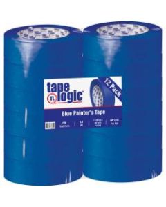Tape Logic 3000 Painters Tape, 3in Core, 1.5in x 180ft, Blue, Case Of 12
