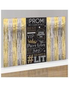 Amscan Prom Fringe And Scene Setter 3-Piece Combo Backdrop, Multicolor