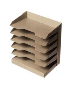 SKILCRAFT Horizontal Desk File Tray, 8-1/2inH x 15inW x 12-7/16inD, Beige (AbilityOne 7520001394869)