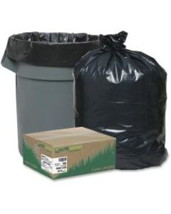 Webster Reclaim Heavy-Duty Recycled Can Liners - Extra Large Size - 56 gal - 43in Width x 47in Length - 2 mil (51 Micron) Thickness - Black - Plastic - 100/Carton - Can