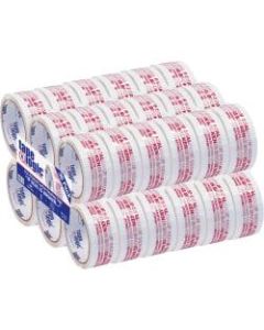 Tape Logic If Seal Is Broken Preprinted Carton Sealing Tape, 3in Core, 2in x 55 Yd., Red/White, Case Of 36