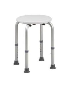 HealthSmart Compact Shower Stool With Germ Protection, 20inH x 6 1/2inW x 6 1/2inD, White