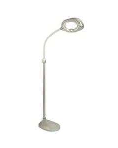 OttLite 2-in-1 LED Magnifier Floor/Table Light, 56-3/4inH