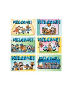 Scholastic Teacher Resources Dog Man Welcome Postcards, 4in x 6in, Assorted Colors, Pack Of 36 Cards