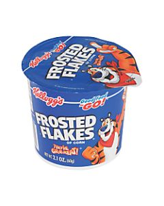 Kelloggs Frosted Flakes Cereal-In-A-Cup, 2.1 Oz, Pack Of 6