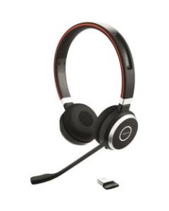 Jabra Evolve 65 Microsoft Lync Stereo Wireless Bluetooth Over-The-Head Headphones