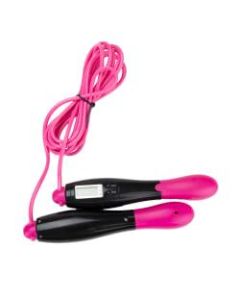 Mind Reader Jump Rope With Counter, 127in, Pink