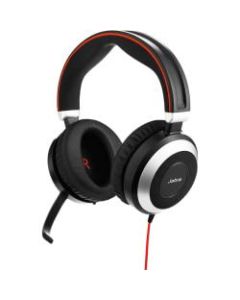 Jabra Evolve 80 Microsoft Lync Stereo Wired Over-The-Head Headphones