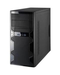 Apex TX-606-U3 System Cabinet - Tower - Black - Steel, Plastic - 8 x Bay - 1 x Fan(s) Installed - 1 x 300 W - Micro ATX, Flex ATX Motherboard Supported - 2 x Fan(s) Supported - 2 x External 5.25in Bay - 1 x External 3.5in Bay - 5 x Internal 3.5in Bay