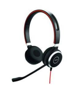 Jabra Evolve 40 Microsoft Lync Stereo Wired Over-The-Head Headphones