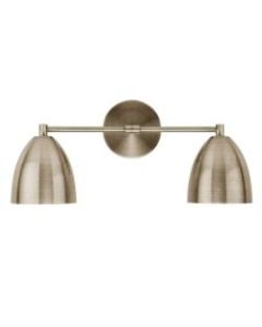 Southern Enterprises Ridley 2-Light Wall Sconce, 20inW, Antique Bronze