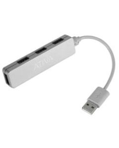 Ativa USB 2.0 4-Port Hub, Silver, UH-73S