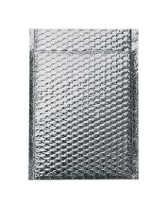 Office Depot Brand Cool Shield Bubble Mailers, 10-1/2inH x 10inW x 3/16inD, Silver, Pack Of 100 Mailers
