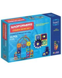 Magformers Magnets in Motion Power Set, 83-Piece Set