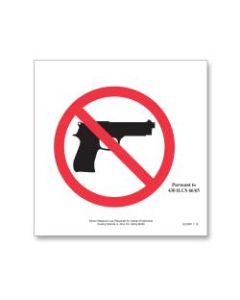 ComplyRight State Weapons Law 1-Year Poster Service, English, Illinois, 6in x 5in