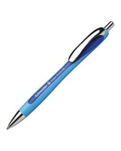 Schneider Rave Retractable Ballpoint Pen, ViscoGlide Ink, 1.4mm, Blue, Pack of 5