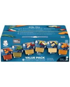 Gerber 2nd Foods Fruit & Veggie Food Tubs, 4 Oz, Assorted Flavors, 2 Tubs Per Pack, Case Of 15 Packs