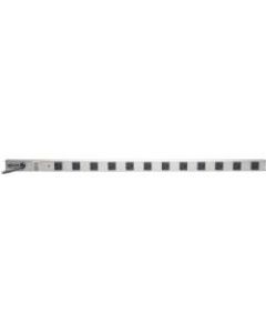 Tripp Lite Surge Protector Power Strip 120V 12 outlet 15ft cord 36in Length - NEMA 5-15P - 12 x NEMA 5-15R - 15 ft Cord - 1050 J Surge Energy - 15 A Current - 120 V AC Voltage - 1800 W - Gray, Black, Black