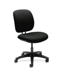 HON ComforTask 5900 Series Armless Task Chair, Black
