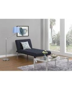 DHP Emily Chaise Lounger, Linen, Navy