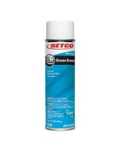 Betco BestScent Aerosol Odor Eliminator Spray, Ocean Breeze, 16 Oz, Pack Of 12