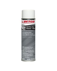 Betco Aerosol Stainless Steel Cleaner And Polish, 17 Oz Can, Case Of 12
