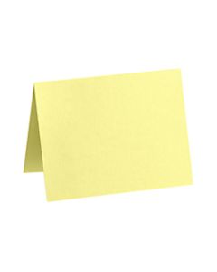 LUX Folded Cards, A7, 5 1/8in x 7in, Lemonade Yellow, Pack Of 500