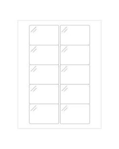 Office Depot Brand Crystal-Clear Rectangle Laser Labels, LL240CC, 3in x 2in, Clear, Pack Of 1,000 Labels