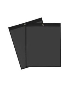 Office Depot Brand Solid Job Ticket Holders, 11in x 14in, 25 Sheet Capacity, Black, Case Of 25 Holders