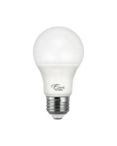 Euri A19 LED Light Bulb, 800 Lumens, 9 Watt, 5000 Kelvin/Daylight White, Case Of 4 Bulbs