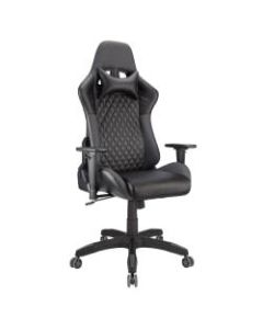 Realspace DRG High-Back Gaming Chair, Black/Gray