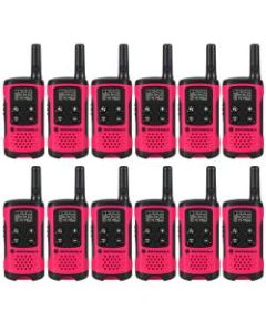 Motorola TalkAbout T107 Radios, Pink, Pack Of 12 Radios