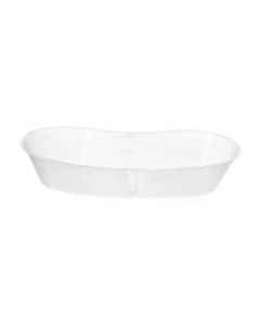 Medline Emesis Basins, 2inH x 4 1/4inW x 8 1/4inD, Clear, Pack Of 250