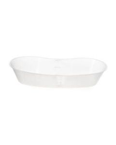 Medline Emesis Basins, 2inH x 4 1/4inW x 8 1/4inD, Clear, Pack Of 250