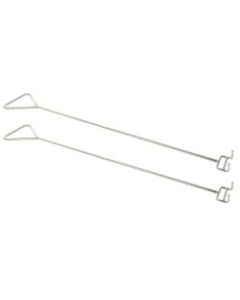 Bostitch Mule Dolly Handles, 36inH x 6-1/2inW x 2-1/2inD, Silver, Set Of 2