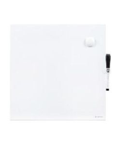 U Brand Unframed Magnetic Dry-Erase Whiteboard, 14in x 14in, White