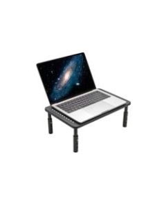 Tripp Lite Monitor Riser for Desk, 14 x 9 in. - Height Adjustable, Metal, Black - Monitor stand - desktop - black