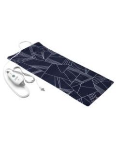 Pure Enrichment PureRelief Express Designer Series Heating Pad, 12in x 15in, Navy Graphic