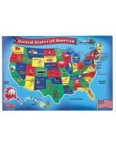 Melissa & Doug 51-Piece USA Map Floor Puzzle