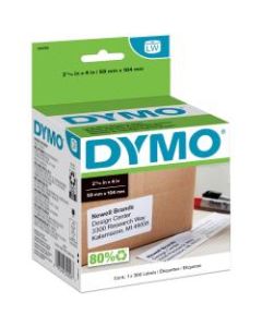 DYMO White LabelWriter Shipping Labels, 30256, 2 5/16in x 4in,Roll Of 300