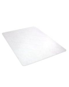 Realspace EconoMat Chair Mats for Hard Floors, Rectangular,45in x 53in, Clear, Pack Of 50 Chair Mats