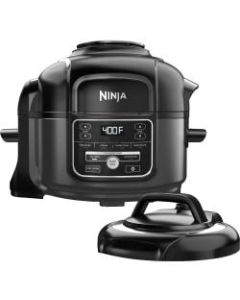 Ninja OP101BRN Foodi 7-in-1 Compact Pressure Cooker/Air Fryer, Black