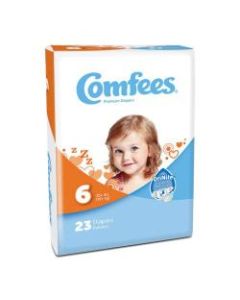 Attends Comfees Baby Diapers, Size 6, White, Pack Of 23
